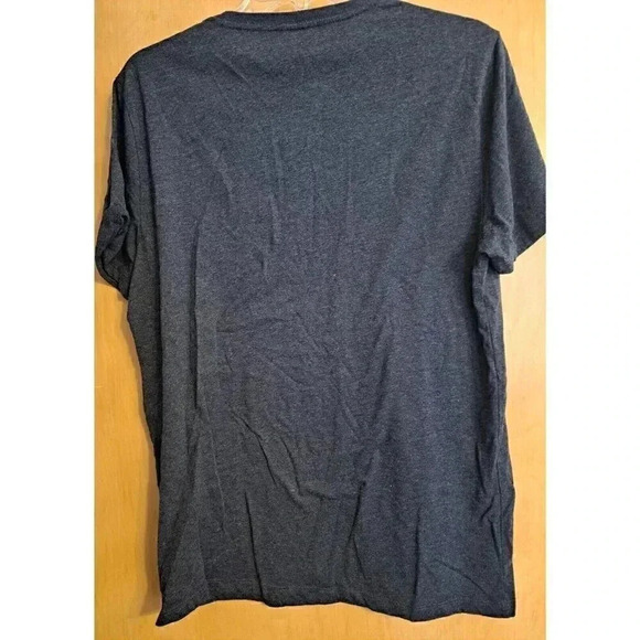 Old Navy Men's M Medium Tee Shirt Blue Soft Washed Short Sleeve V Neck - Picture 4 of 6